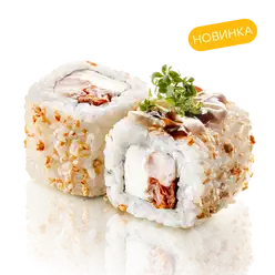 Ролл с креветкой и вялеными томатами