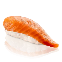 Копченый лосось суши