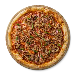 Пицца с рваной свининой