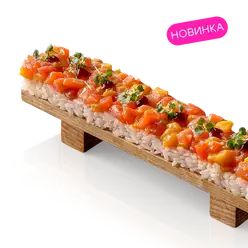 Осидзуси с лососем и манго