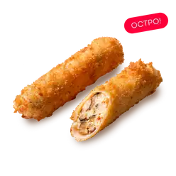 Хрустящий спринг-ролл с креветкой и вьетнамским соусом нэм