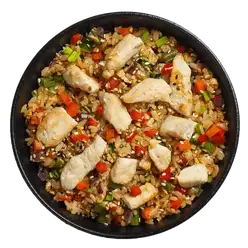 WOK Рис Двойная Курица с овощами