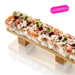 Осидзуси лосось, креветка с трюфельным соусом