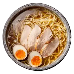 Куриный суп с яйцом адзитама