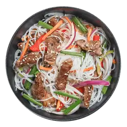 WOK Лапша Двойная Говядина с овощами