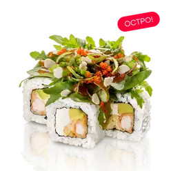 Фреш ролл с креветкой и соусом манго-чили