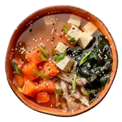 Мисо суп с лососем