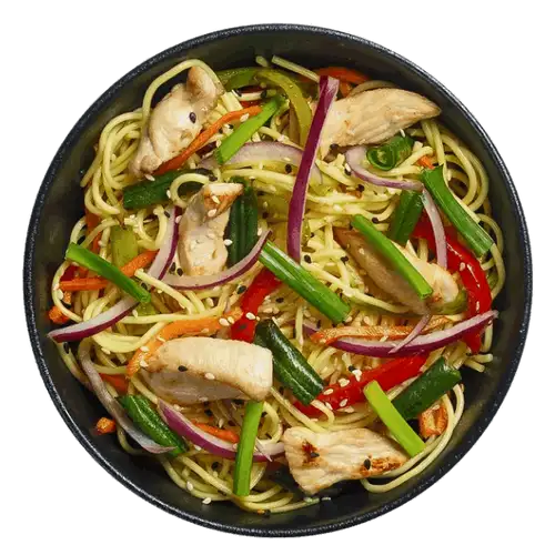 WOK Лапша Двойная Курица с овощами