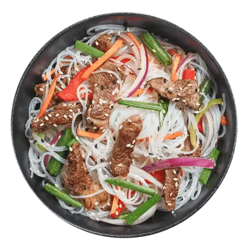 WOK Лапша Двойная Говядина с овощами