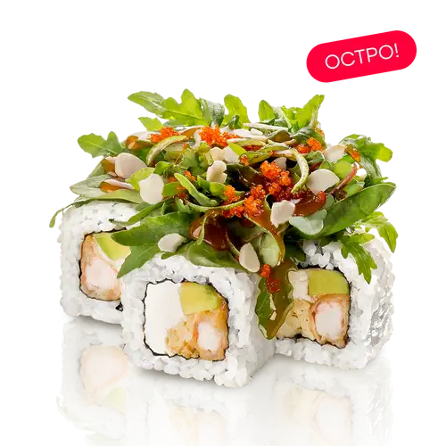 Фреш ролл с креветкой и соусом манго-чили